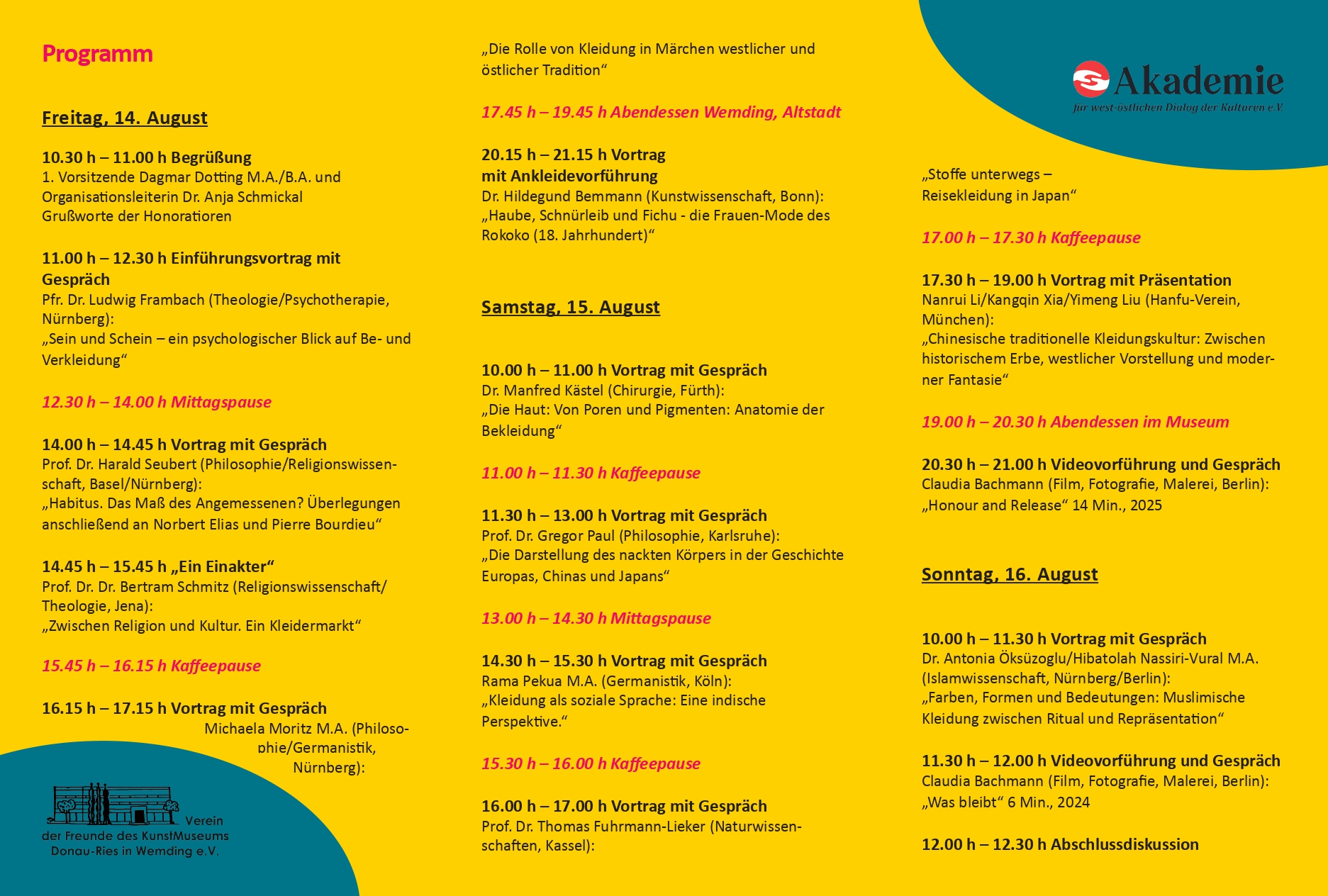 Sommerakademie 2026